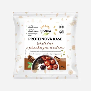 Kaše proteinová čokoládová s pohankovými otrubami BIO